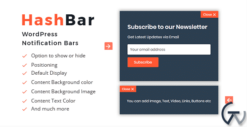 HashBar Pro - WordPress Notification Bar 1.1.6
