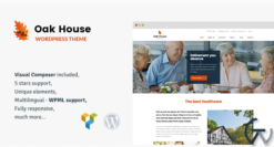 Oak House - Senior Care, Retirement WP Theme
