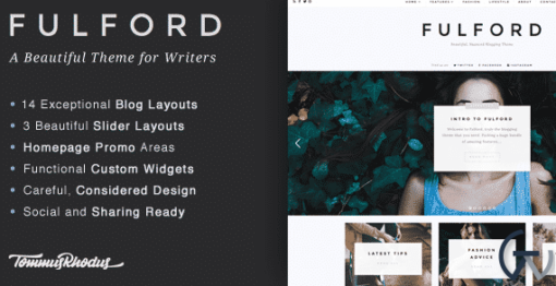 Fulford Responsive WordPress Blogging Theme