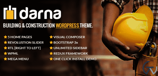 Darna Building And Construction WordPress Theme