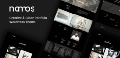 Namos - Creative One/Multi-Page Portfolio WordPres 1.2.3