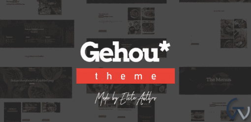 Gehou A Modern Restaurant And Cafe Theme