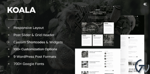 Koala Responsive WordPress Blog Theme