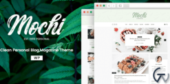 Mochi - A Clean Personal WordPress Blog Theme 1.0.2