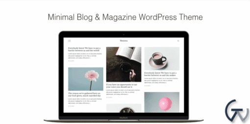 Maxima Minimal Blog and Magazine WordPress Theme