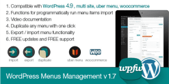 WordPress Menus Management