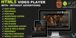 HTML5 Responsive Video Player & Advertising 3.0.0