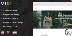 ViDi - 3 in 1 Creative WordPress   Theme 1.1.1