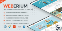 Weberium | Responsive WordPress Theme Tailored for 1.18