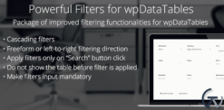 Powerful Filters for wpDataTables - Cascade Filter for WordPress Tables 1.4.5