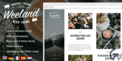 Weeland - Masonry Lifestyle WordPress Blog Theme 1.5