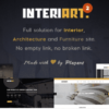 InteriArt Furniture And Interior WordPress Theme