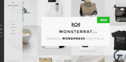Monsterrat - Minimal WordPress Portfolio Theme 1.2.1