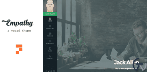 Empathy Animated vCard WordPress Theme