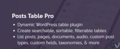 Posts Table Pro 3.2.0