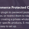 WooCommerce Protected Categories