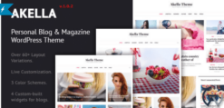 Akella - Personal Blog & Magazine WordPress Theme 1.0.2