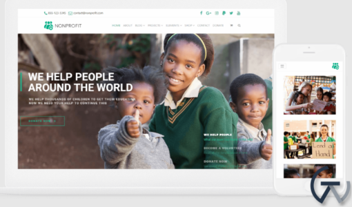 VisualModo Nonprofit WordPress Theme