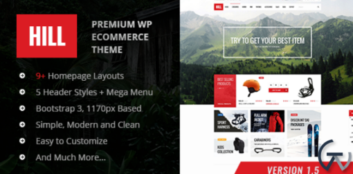 HILL Premium Responsive WooCommerce Theme