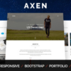 Axen Personal Portfolio WordPress Theme