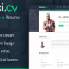 Meraki One Page Resume WordPress Theme