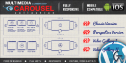Multimedia Responsive Carousel - WordPress Plugin  2.9