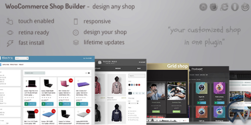 WooCommerce shop page builder