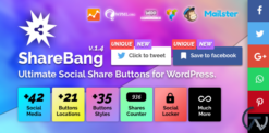 ShareBang, Ultimate Social Share Buttons for WP