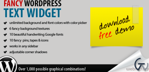 Fancy Text Widget The Fun Widget Your Site Needs