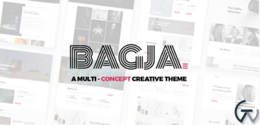 Bagja Responsive Multi Concept And One Page Portfo