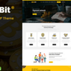 DigiBit Cryptocurrency Mining WordPress Theme