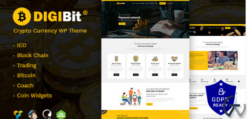 DigiBit - Cryptocurrency Mining WordPress Theme 2.2