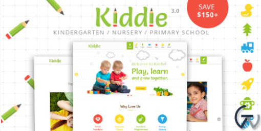 Kiddie Kindergarten WordPress Theme