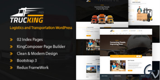 Trucking Logistics and Transportation WordPress