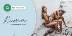 Rima - Personal Blog WordPress Theme 2.1