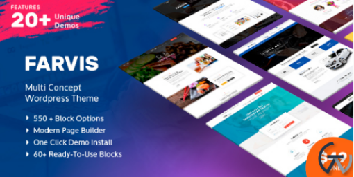 Farvis Multipurpose WordPress Theme