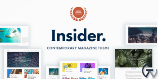 Insider Contemporary Magazine and Blogging Theme