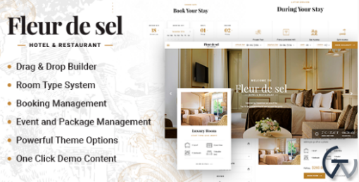 Fleurdesel Hotel Booking WordPress Theme