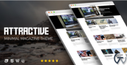 Attractive - Minimalist Blog WordPress Theme