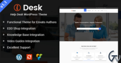 iDesk - HelpDesk WordPress Theme 1.1