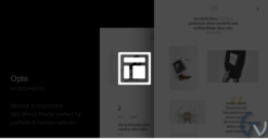 Opta Minimal Portfolio and Photography Theme 2.1