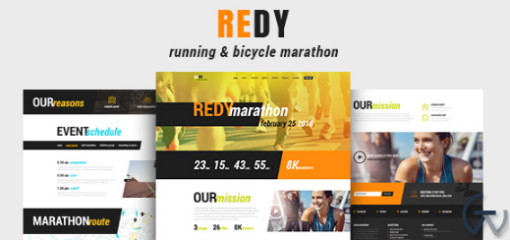 Redy Marathon Sports WordPress Theme