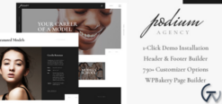 Podium - Model Agency WordPress Theme 1.1.4