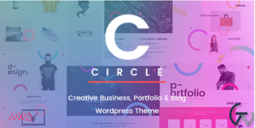 Circle Creative Portfolio WordPress Theme 1