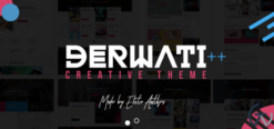 Derwati - Trendy & Creative Portfolio Theme 1.1