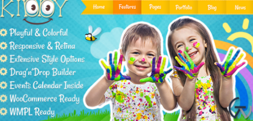 Kiddy Children WordPress theme