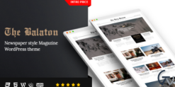Balaton - Newspaper style Magazine WordPress Theme 1.0.9