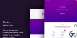 Blanka - One Page WordPress Theme 1.3