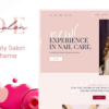 Jude Nail Bar Beauty Salon WordPress Theme