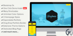 Heylone - One Page Parallax WordPress Theme 1.8